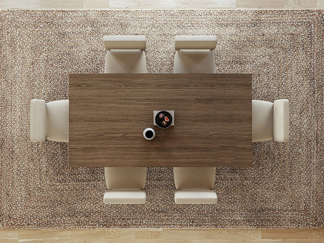 The Arcadia | Turned Leg Oak Dining Table