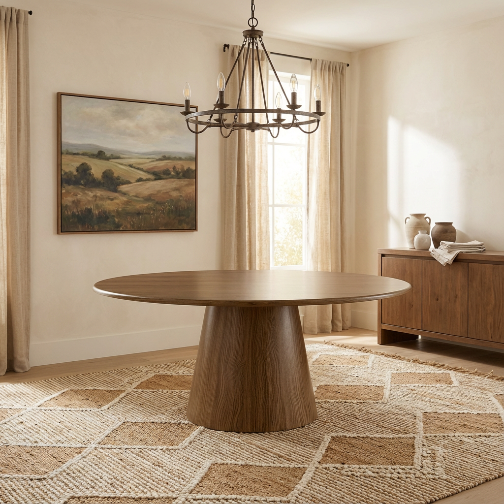 The Harper | Round Pedestal Table