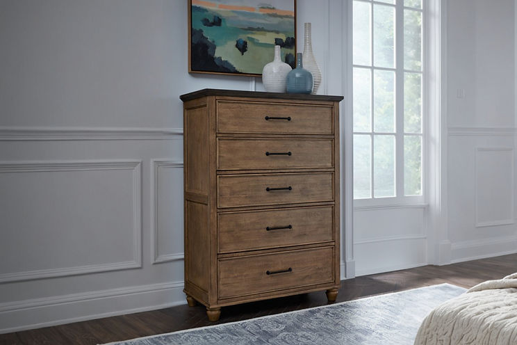 Hartford Solid Wood 5-Drawer Dresser