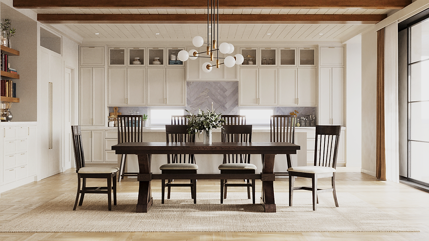 The Viking | Oak Trestle Dining Table