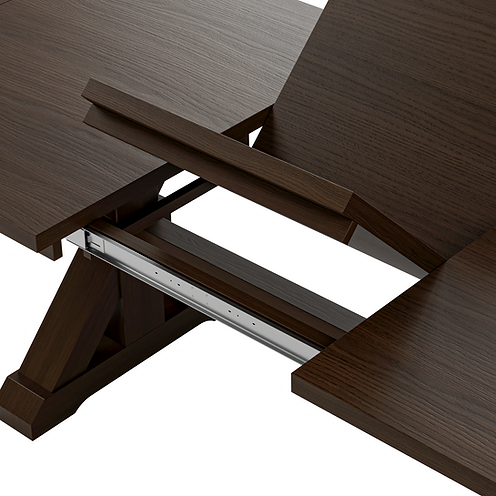 The Viking | Oak Trestle Dining Table (Extendable)