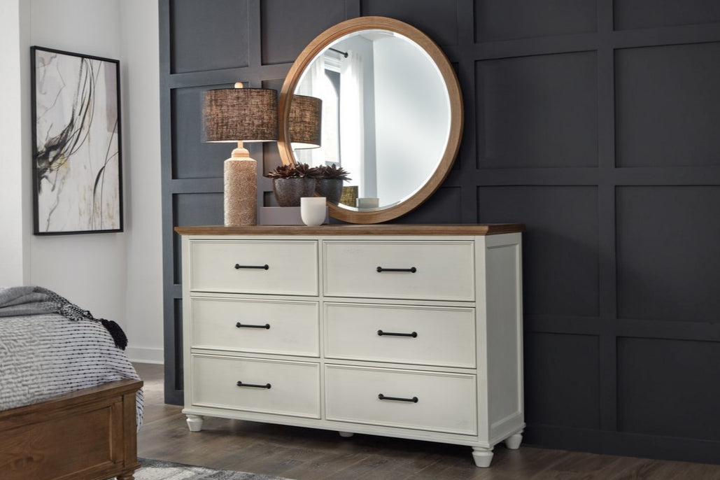 Hartford Solid Wood 6-Drawer Dresser