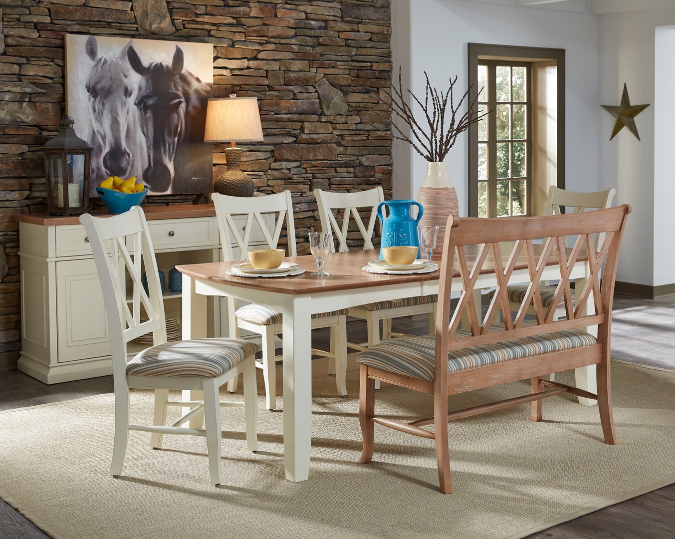 Denton Shaker Extendable Dining Table