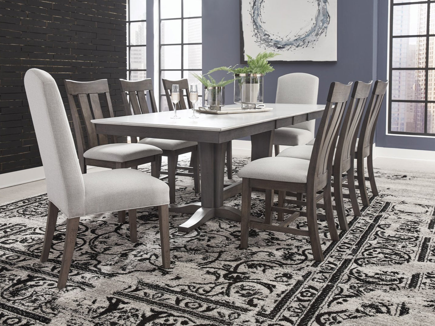 Anna Extendable Dining Table 68"-96"