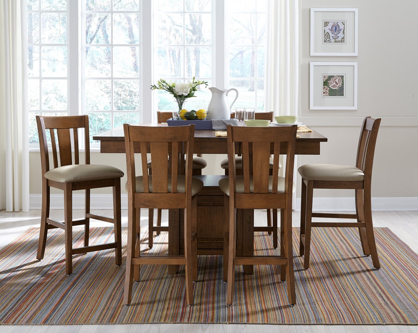 Waco Extendable Counter Height Dining Table