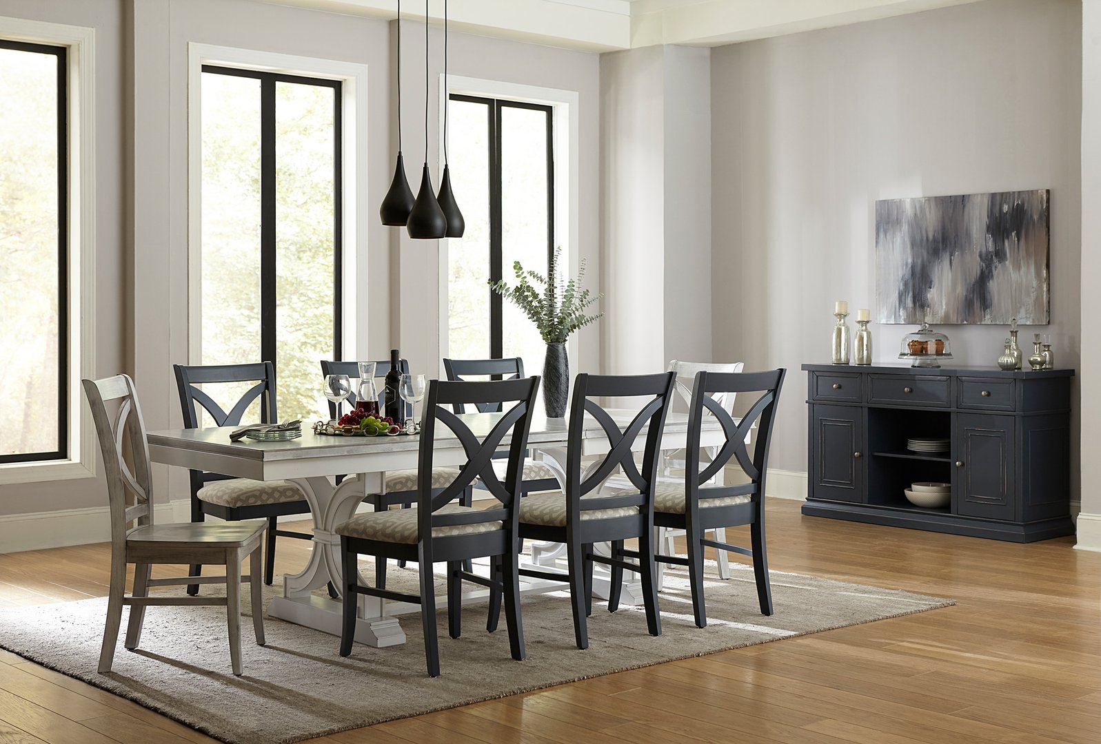 Frisco Extendable Dining Table 78"-96"