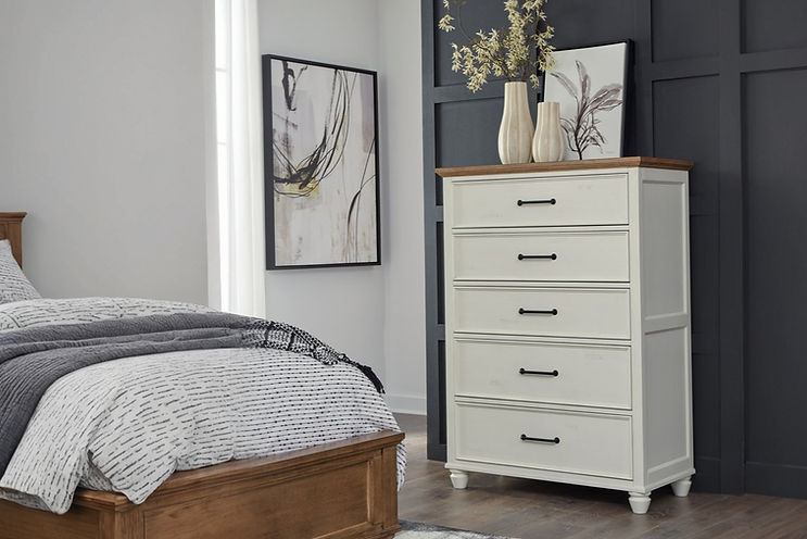 Hartford Solid Wood 5-Drawer Dresser