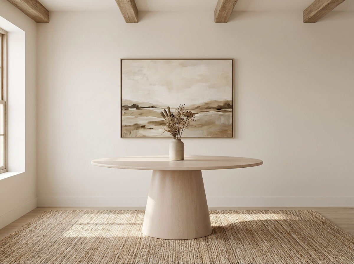 The Harper | Round Pedestal Table