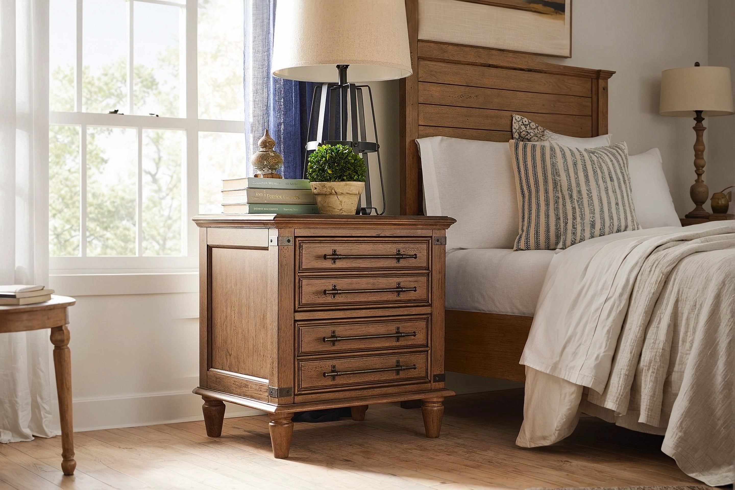 Tulsa Solid Wood Nightstand