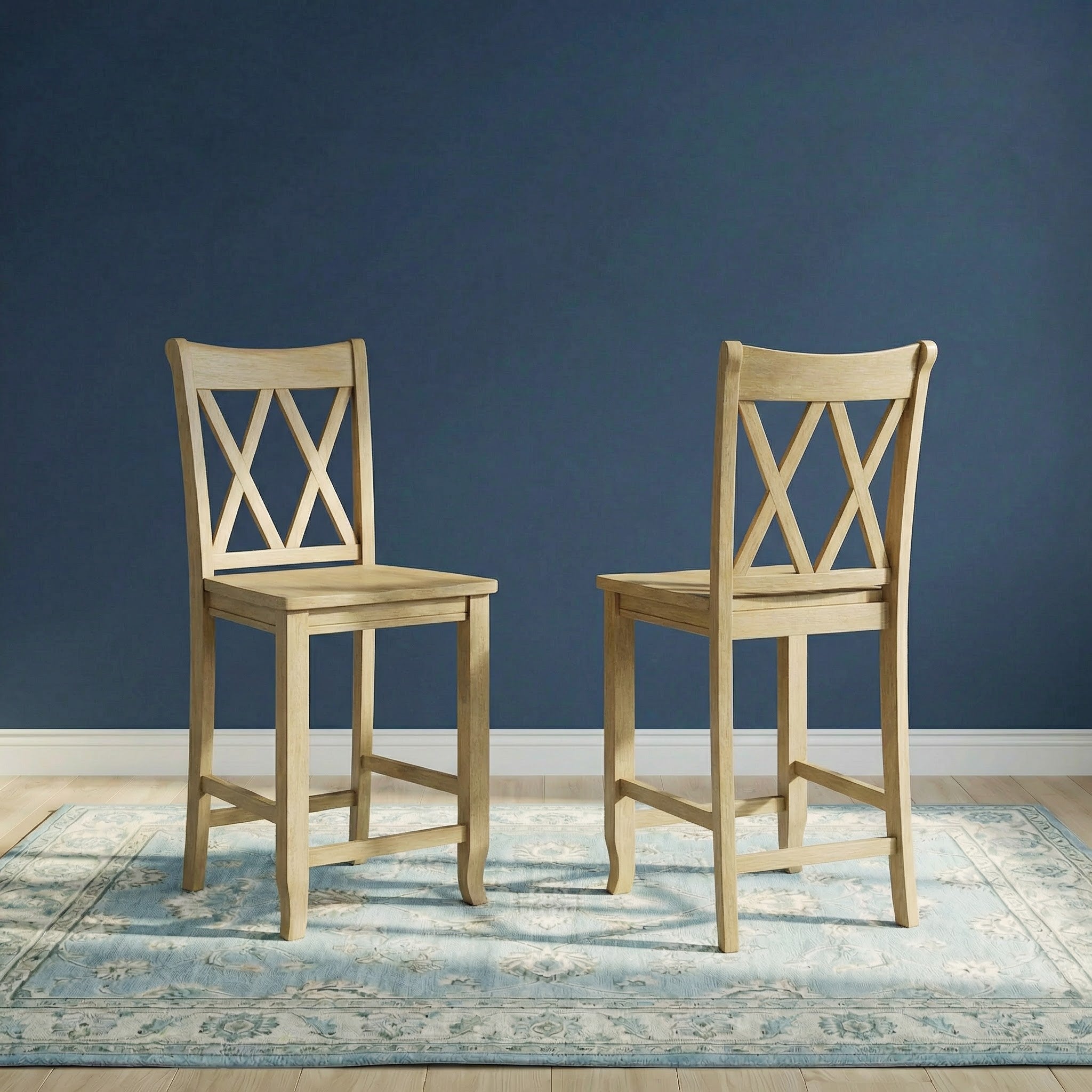 Brentwood | Double-X Counter-Height Stool