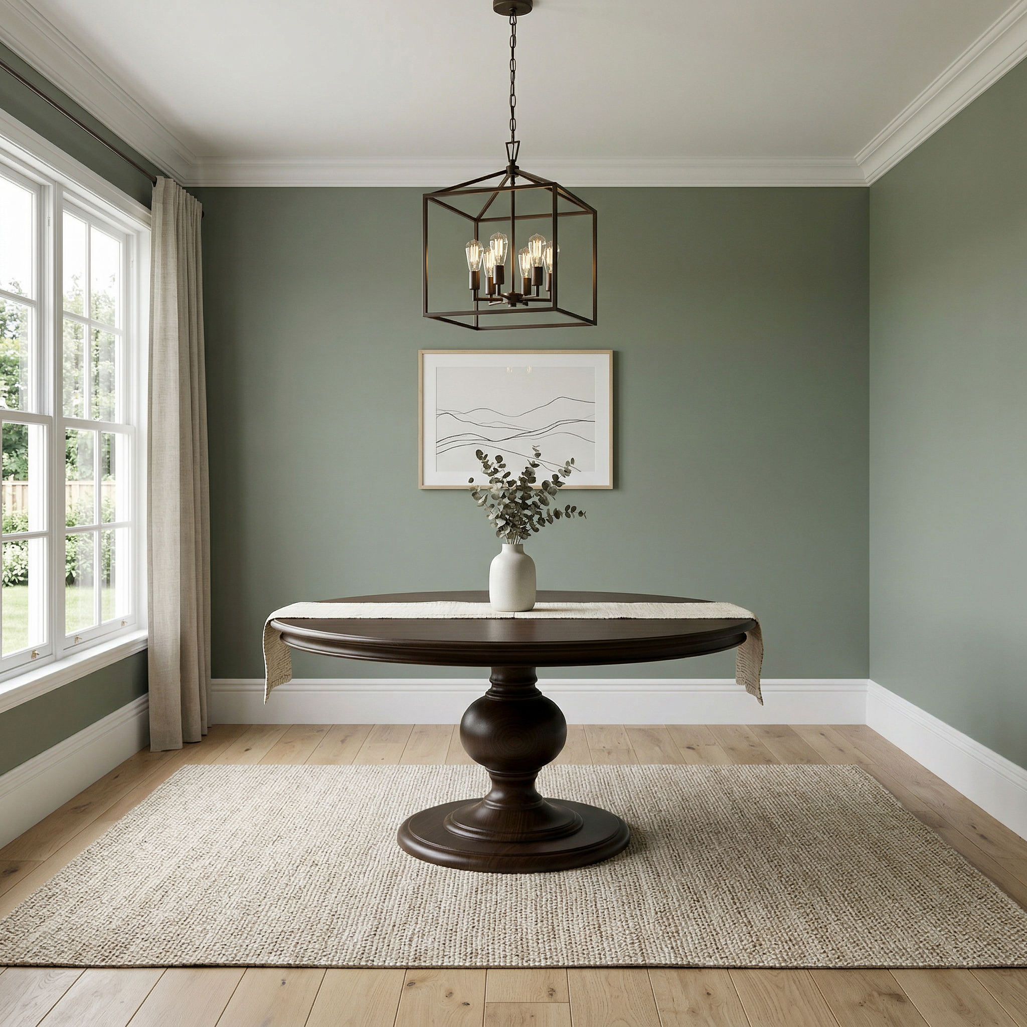 The Florence | Round Pedestal Dining Table