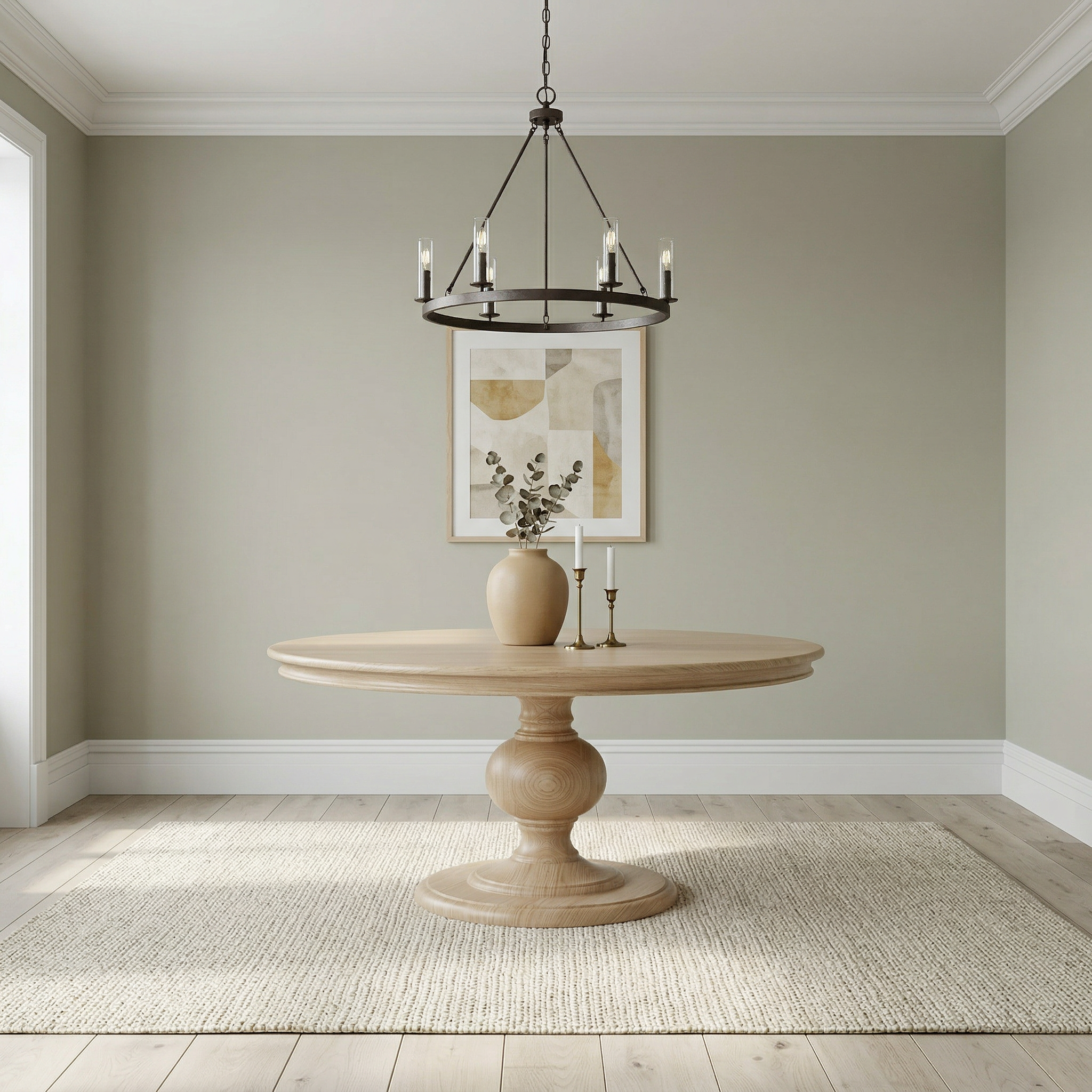 The Florence | Round Pedestal Dining Table