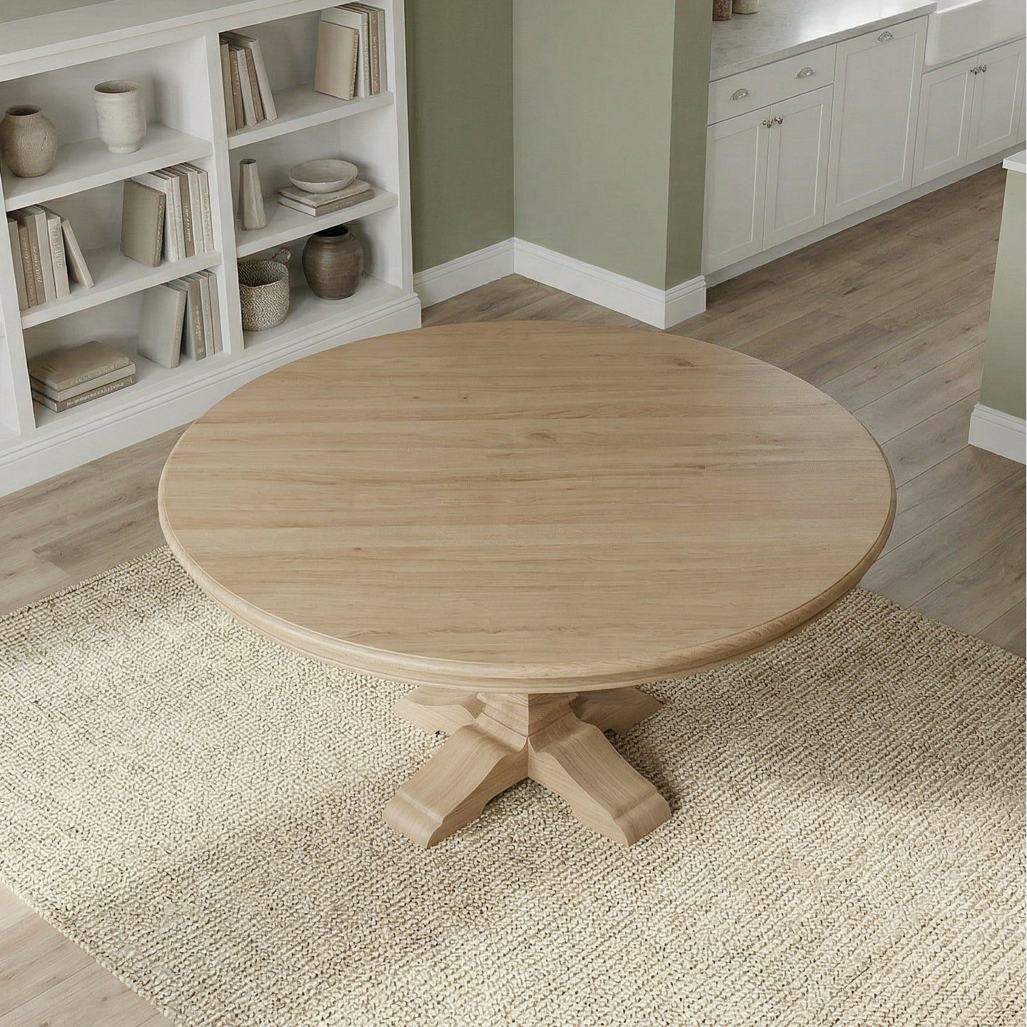 The Kensington | Round Pedestal Dining Table