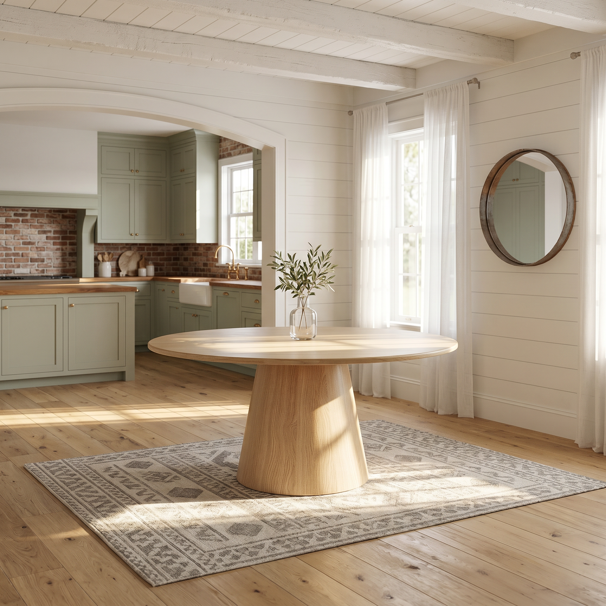 The Harper | Round Pedestal Table